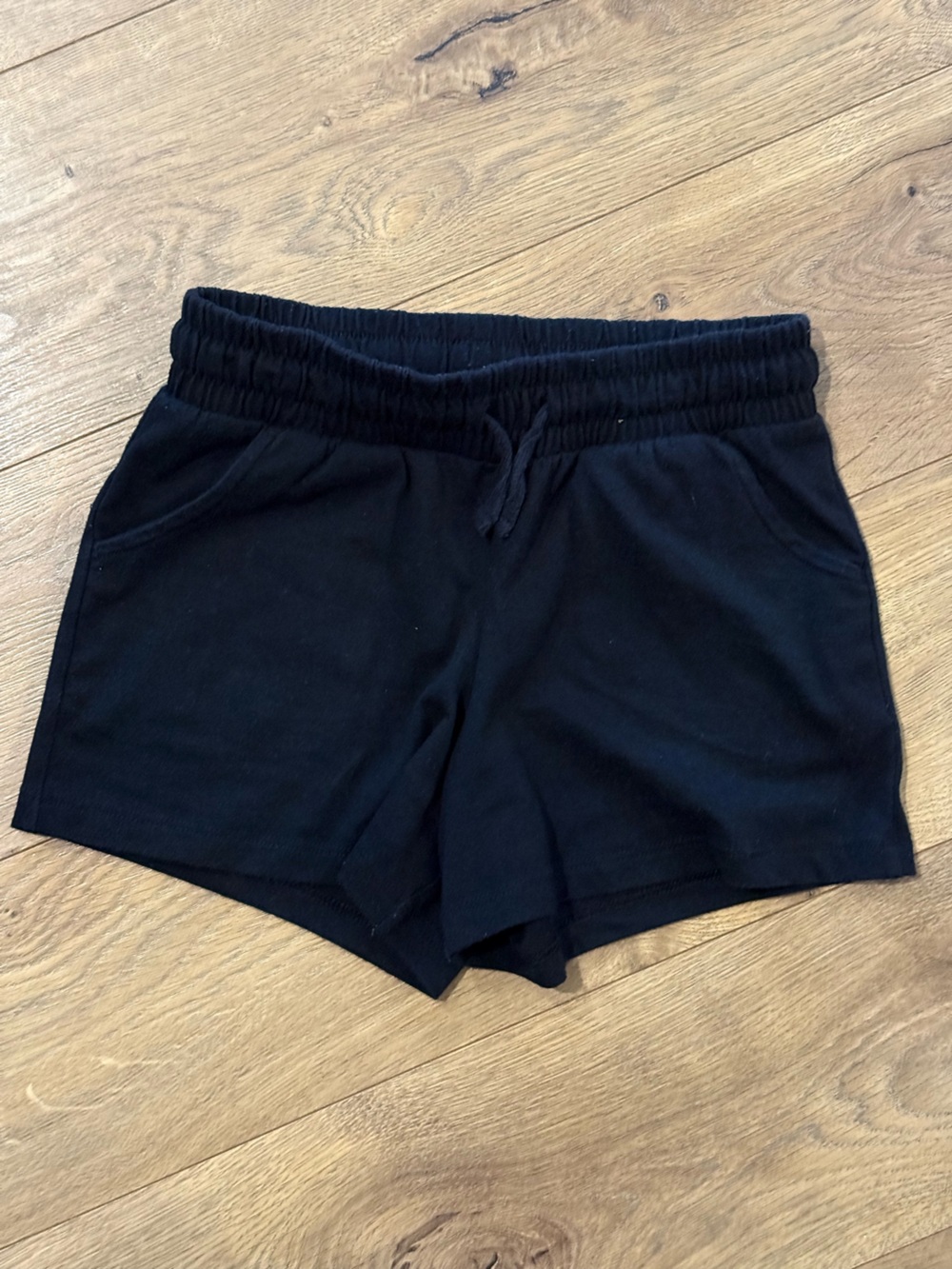 Cat & Jack Black Drawstring Pull-On Girls Shorts
